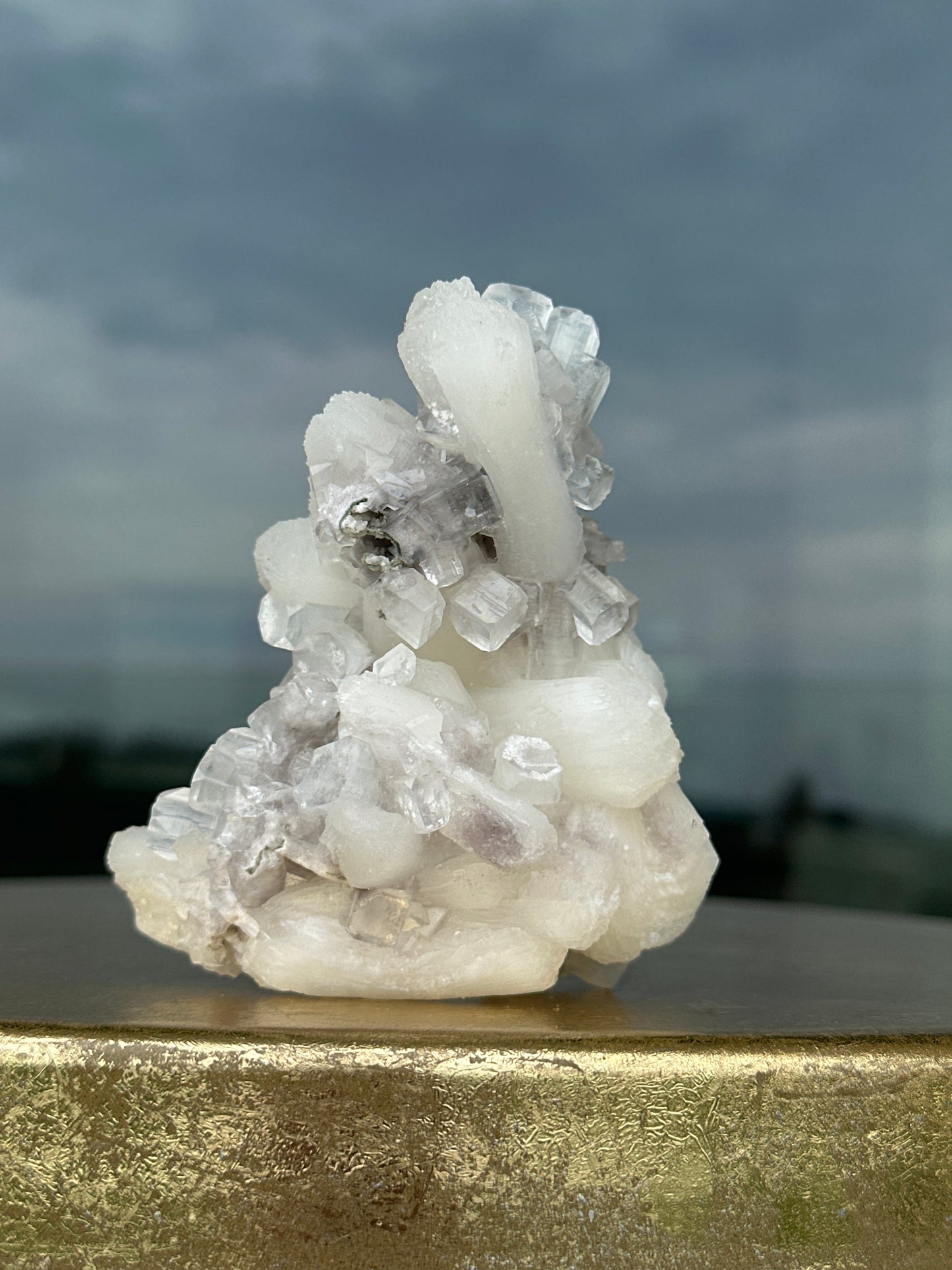 Calcite and Stibnite Specimen