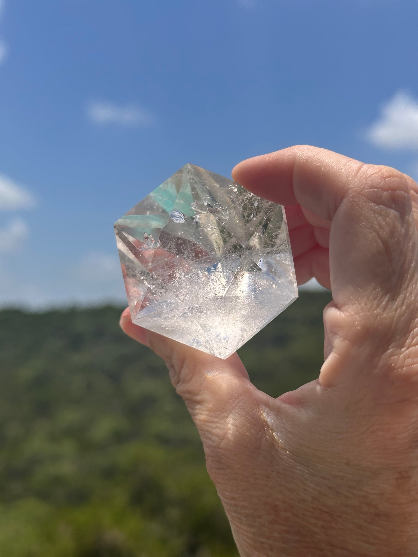 Brazilian Master Healer Clear Quartz Diamond