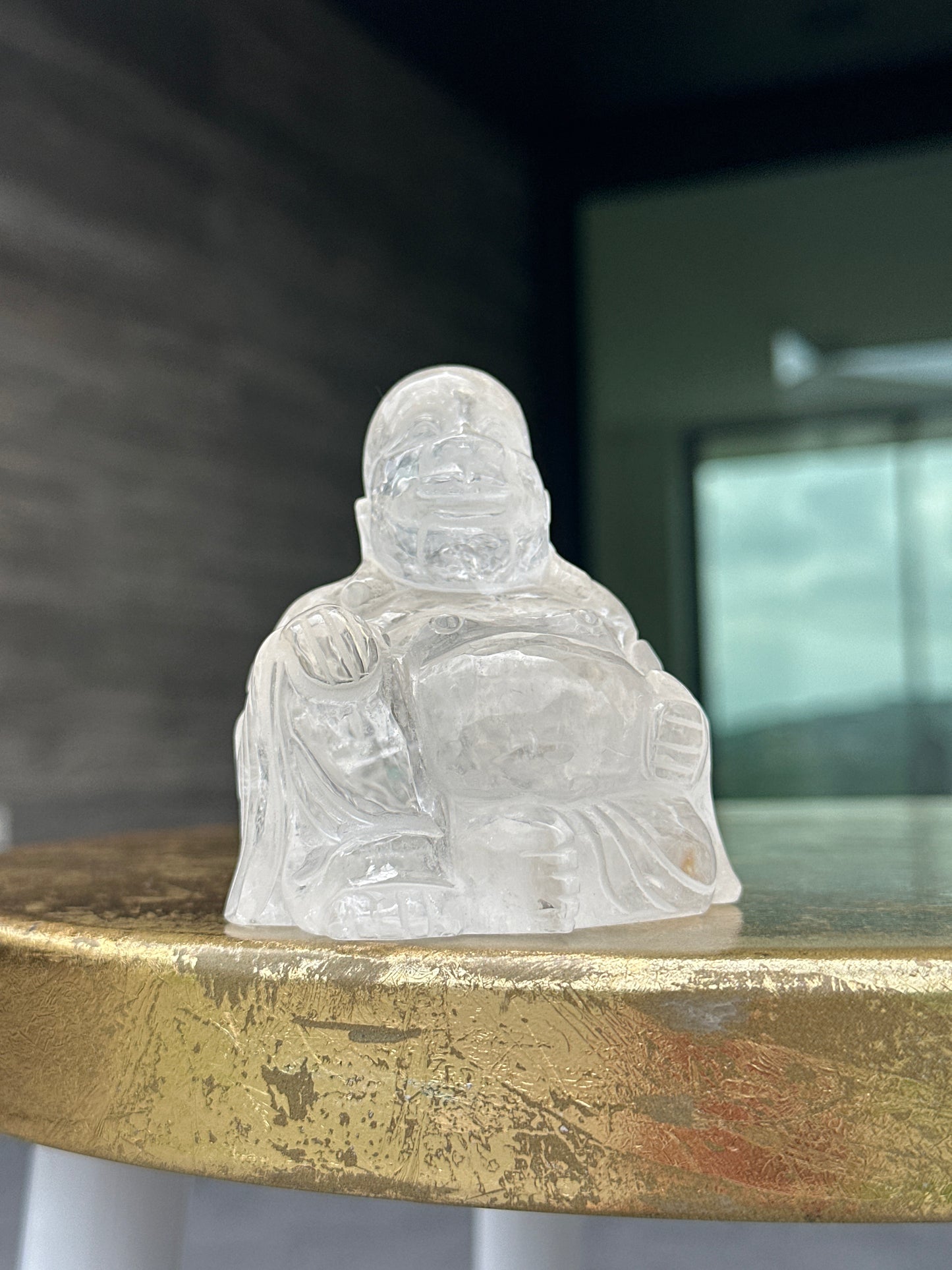 Clear Quartz Buddha