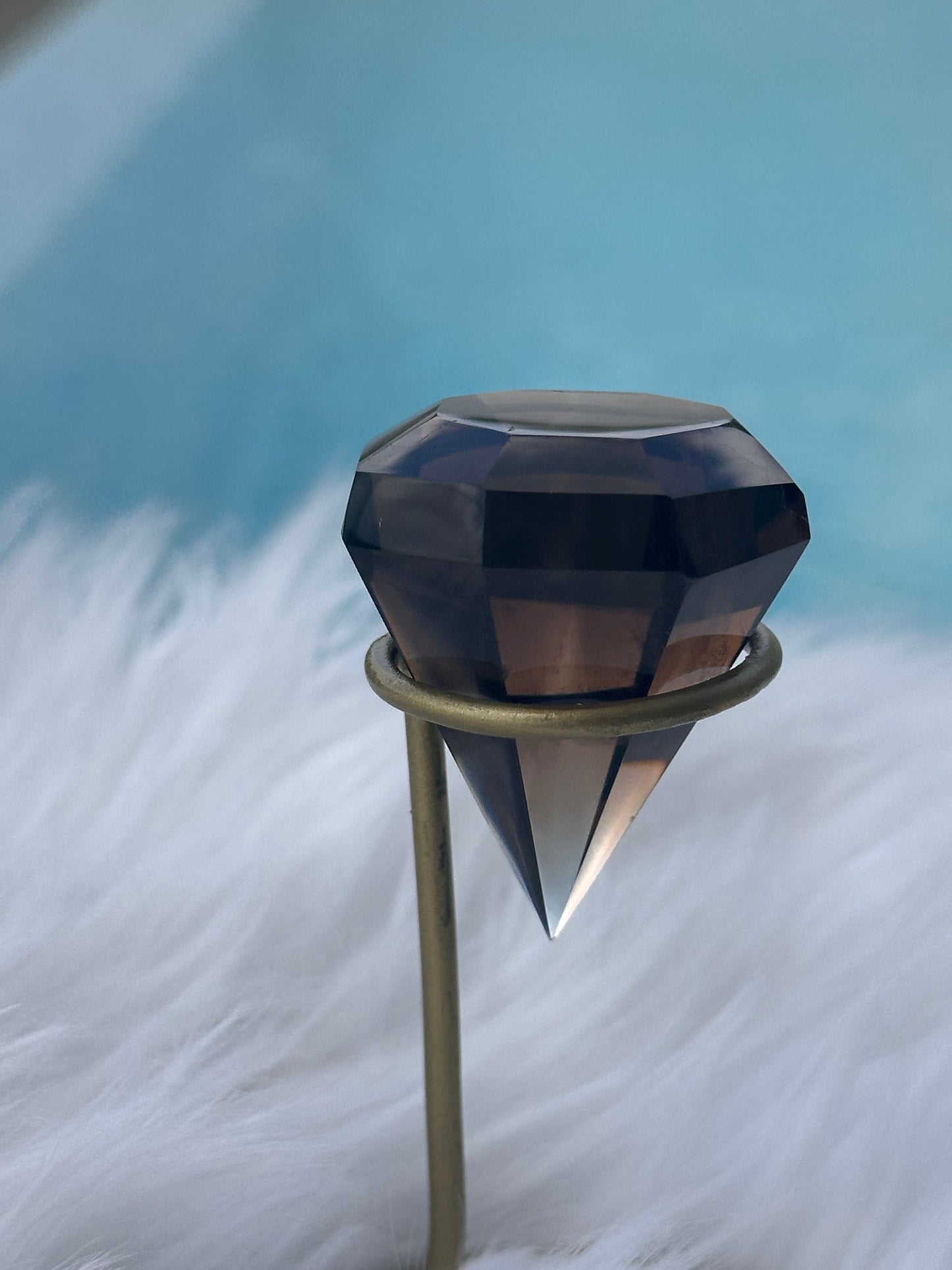 Dark Smoky Quartz Diamond