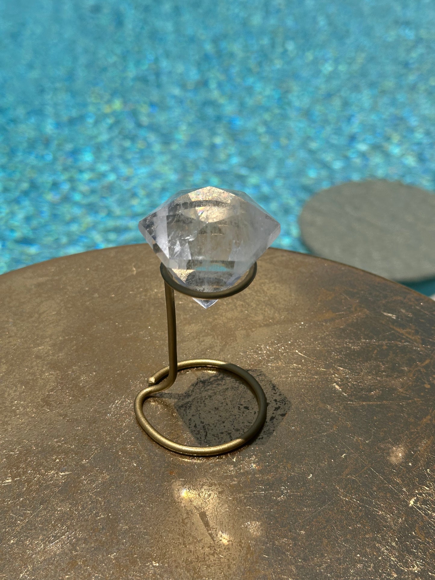 Brazilian Master Healer Clear Quartz Diamond