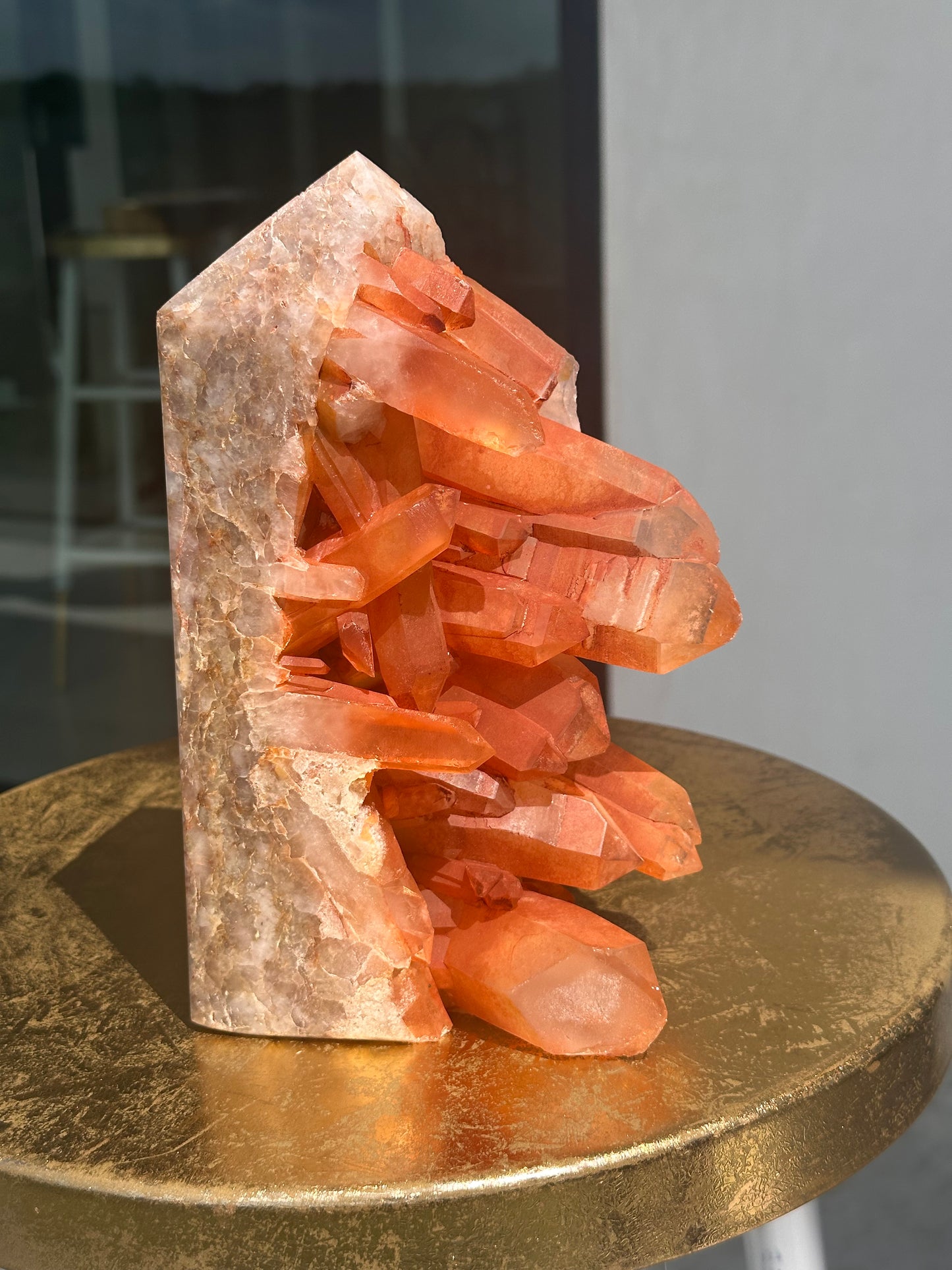 Scarlet Temple Lemurian Crystal Tower 6 lbs