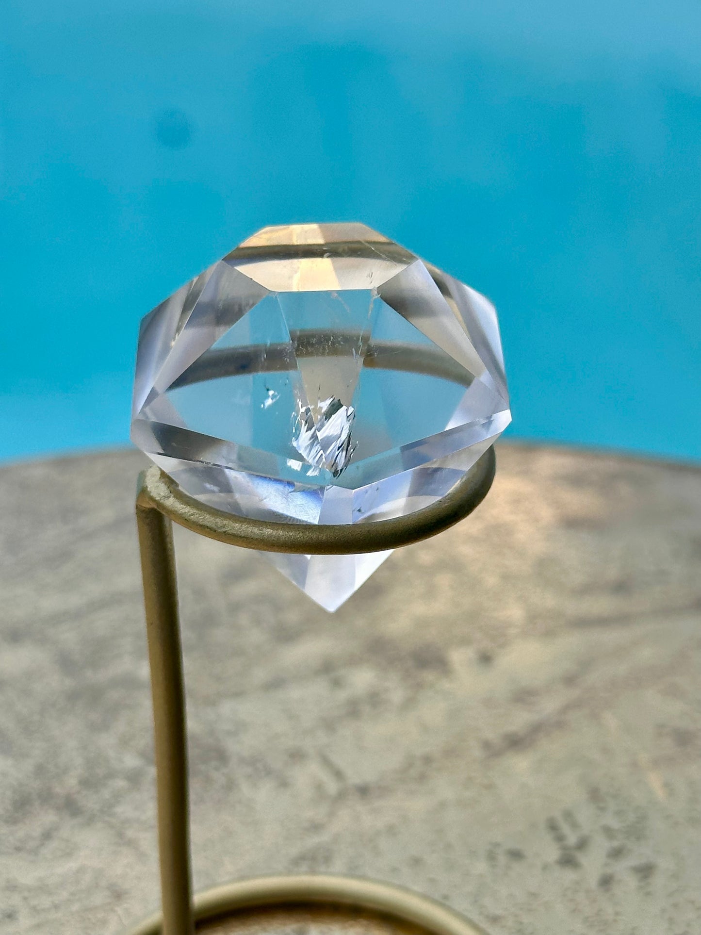 Brazilian Master Healer Clear Quartz Diamond