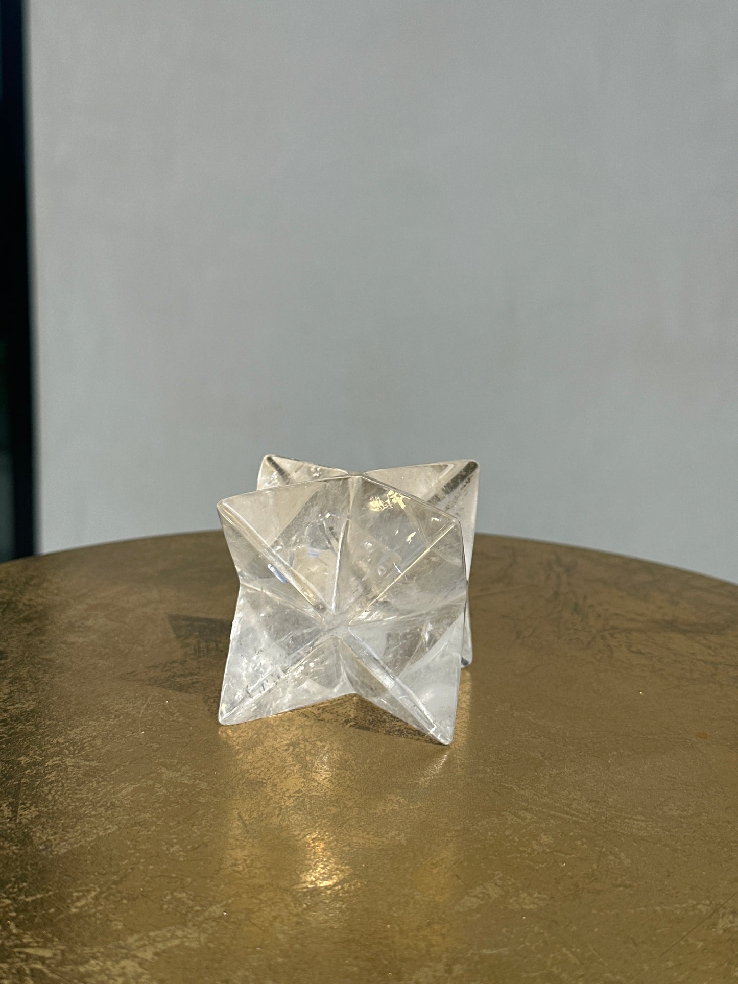 Clear Quartz Merkaba