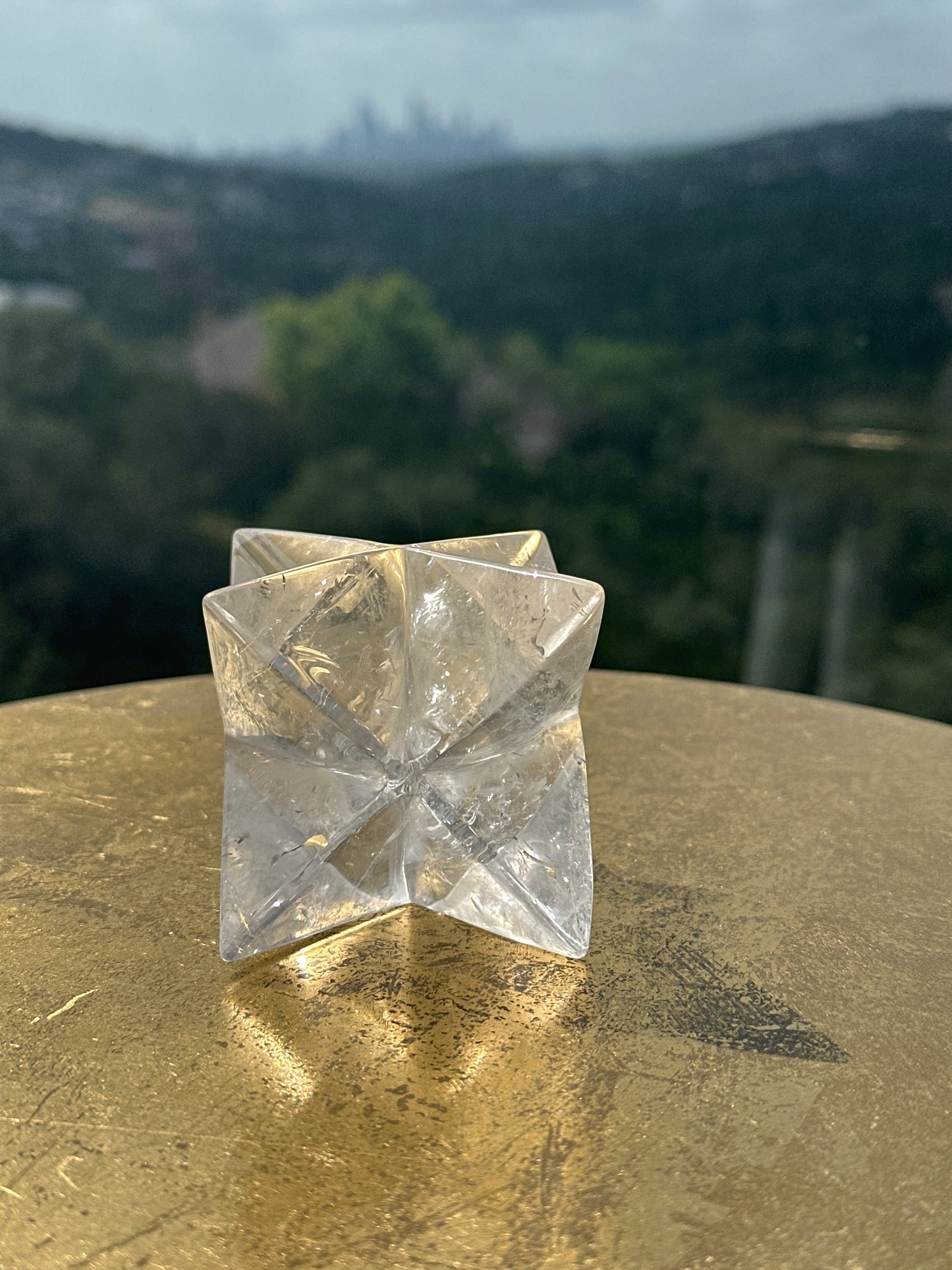 Clear Quartz Merkaba