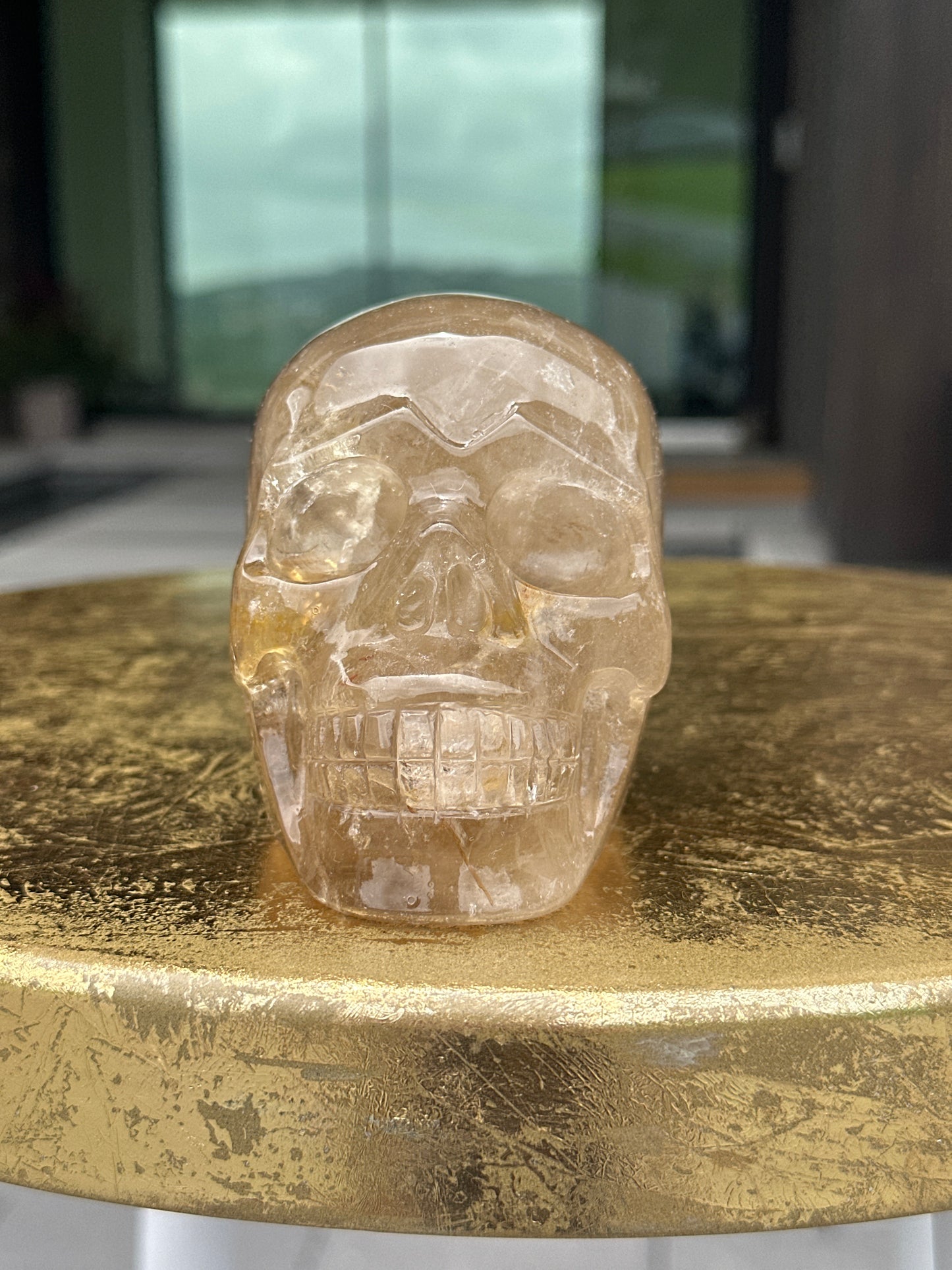 Smoky Quartz Skull