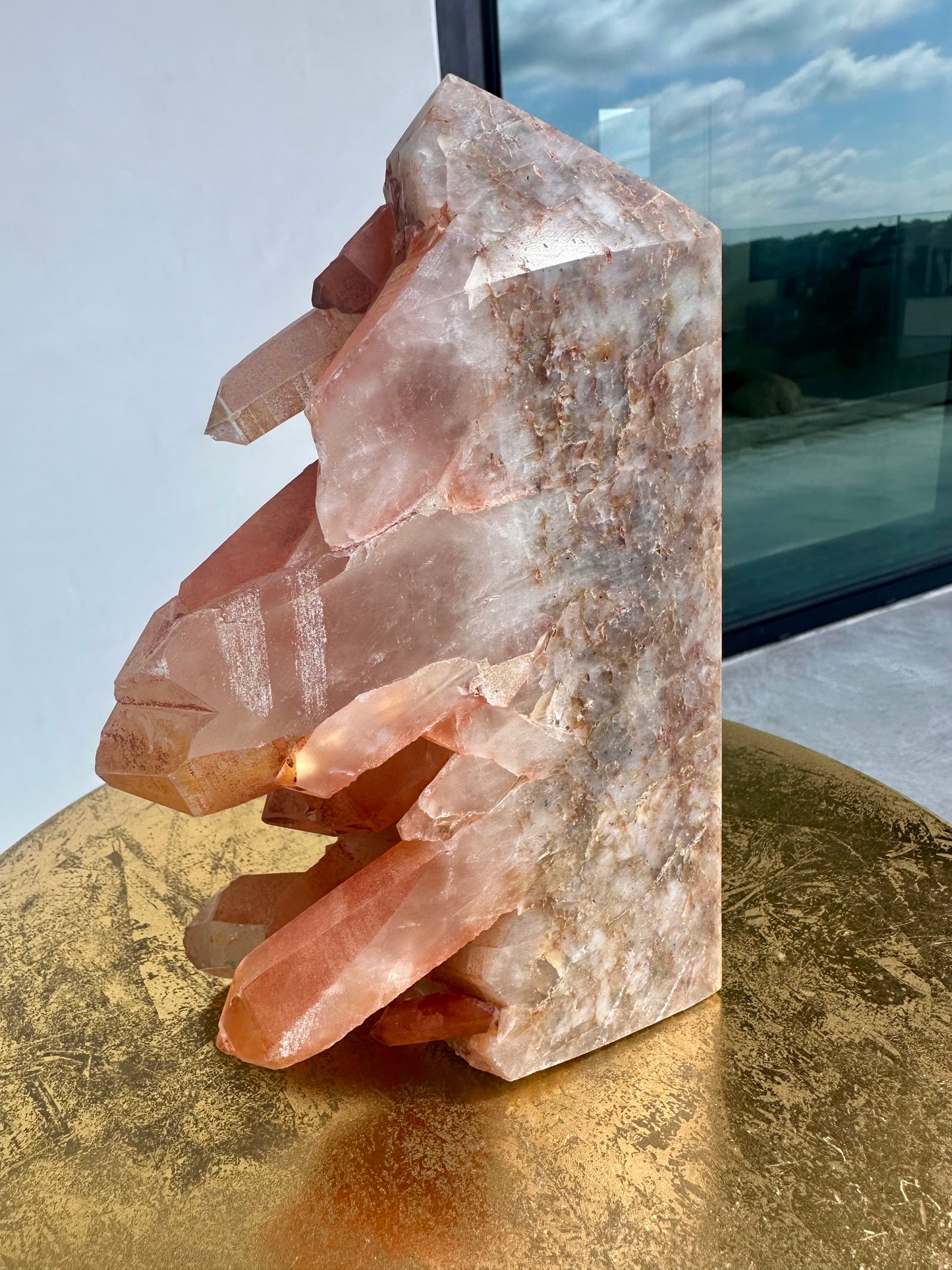 Scarlet Temple Lemurian Crystal Tower 6 lbs