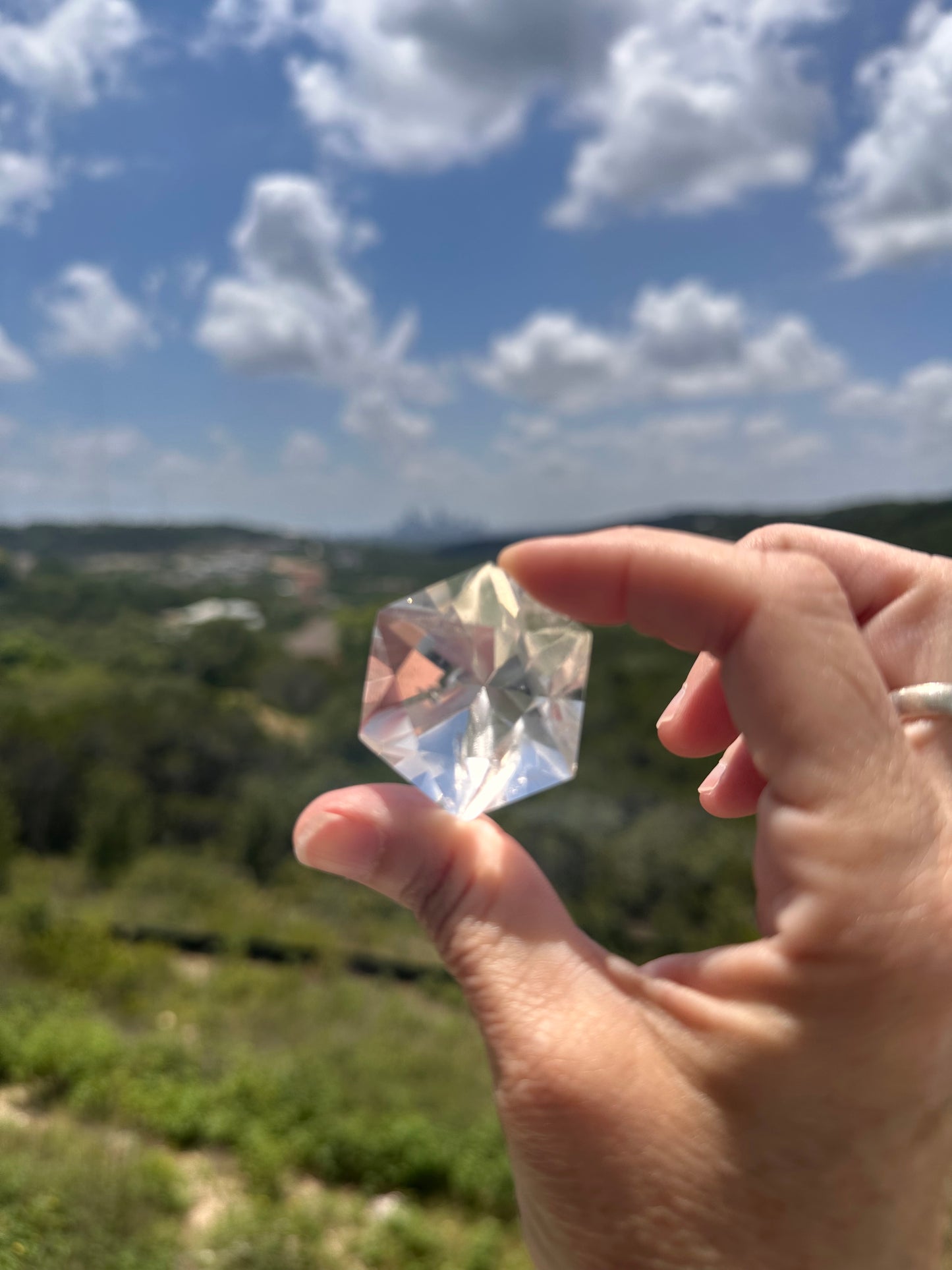 Clear Quartz Diamond