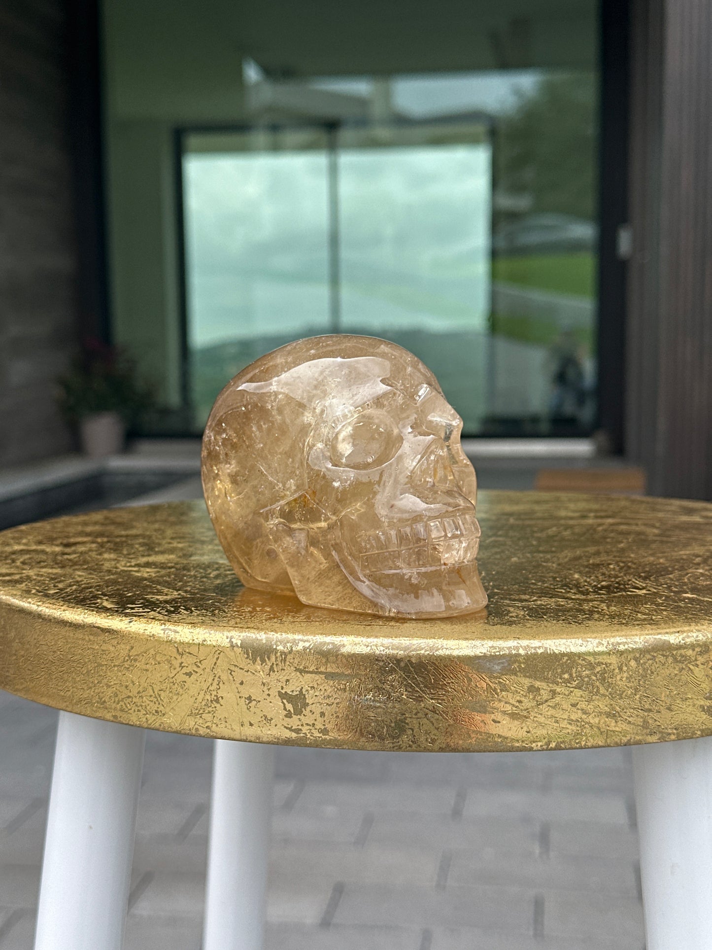 Smoky Quartz Skull