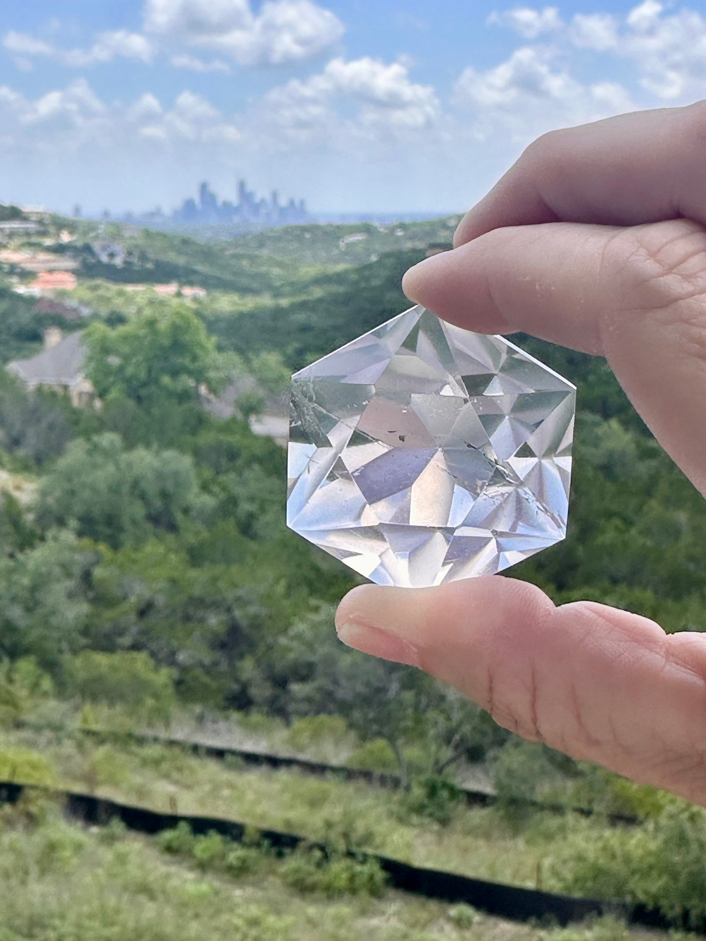 Brazilian Master Healer Clear Quartz Diamond