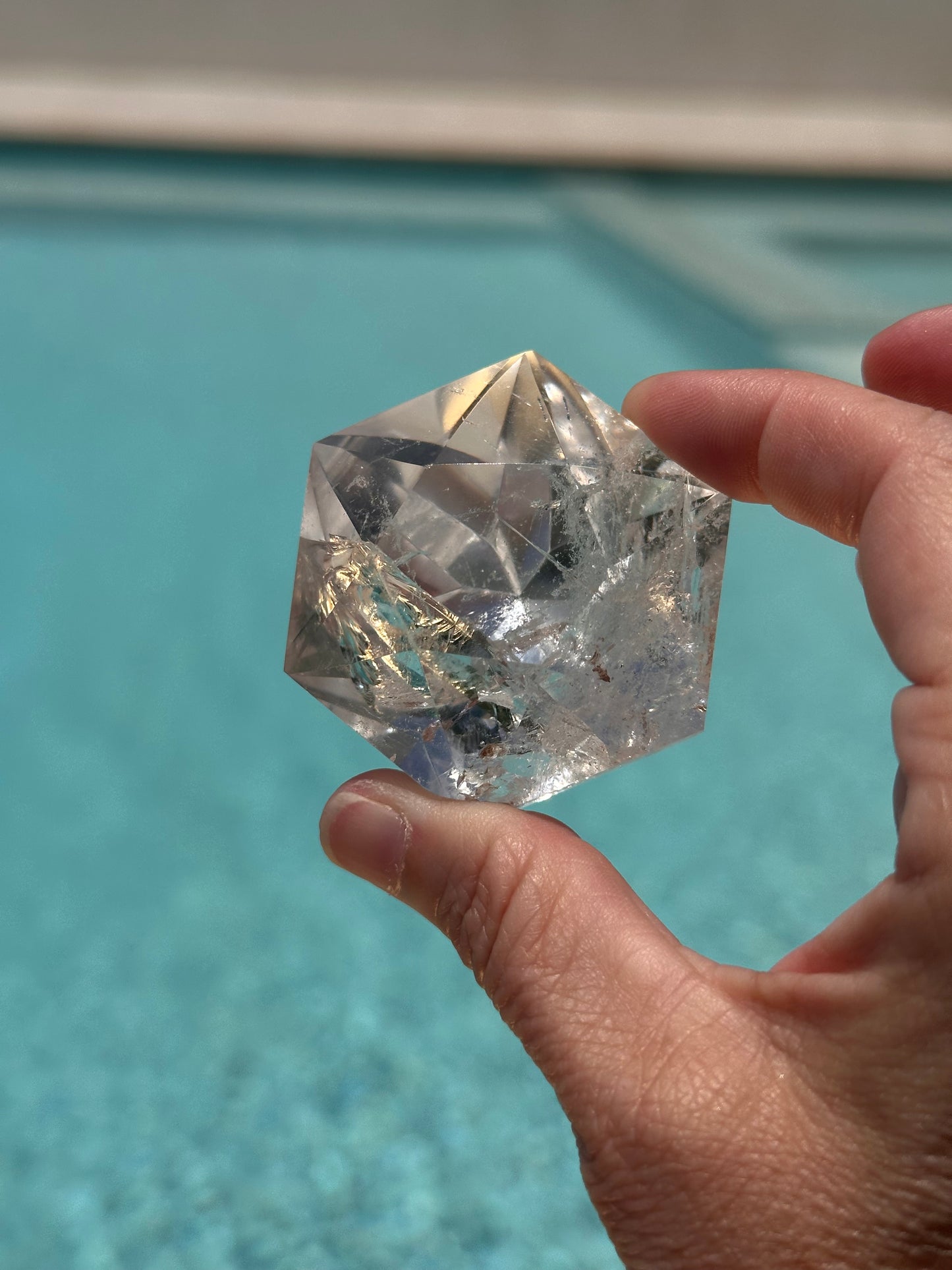 Brazilian Master Healer Clear Quartz Diamond