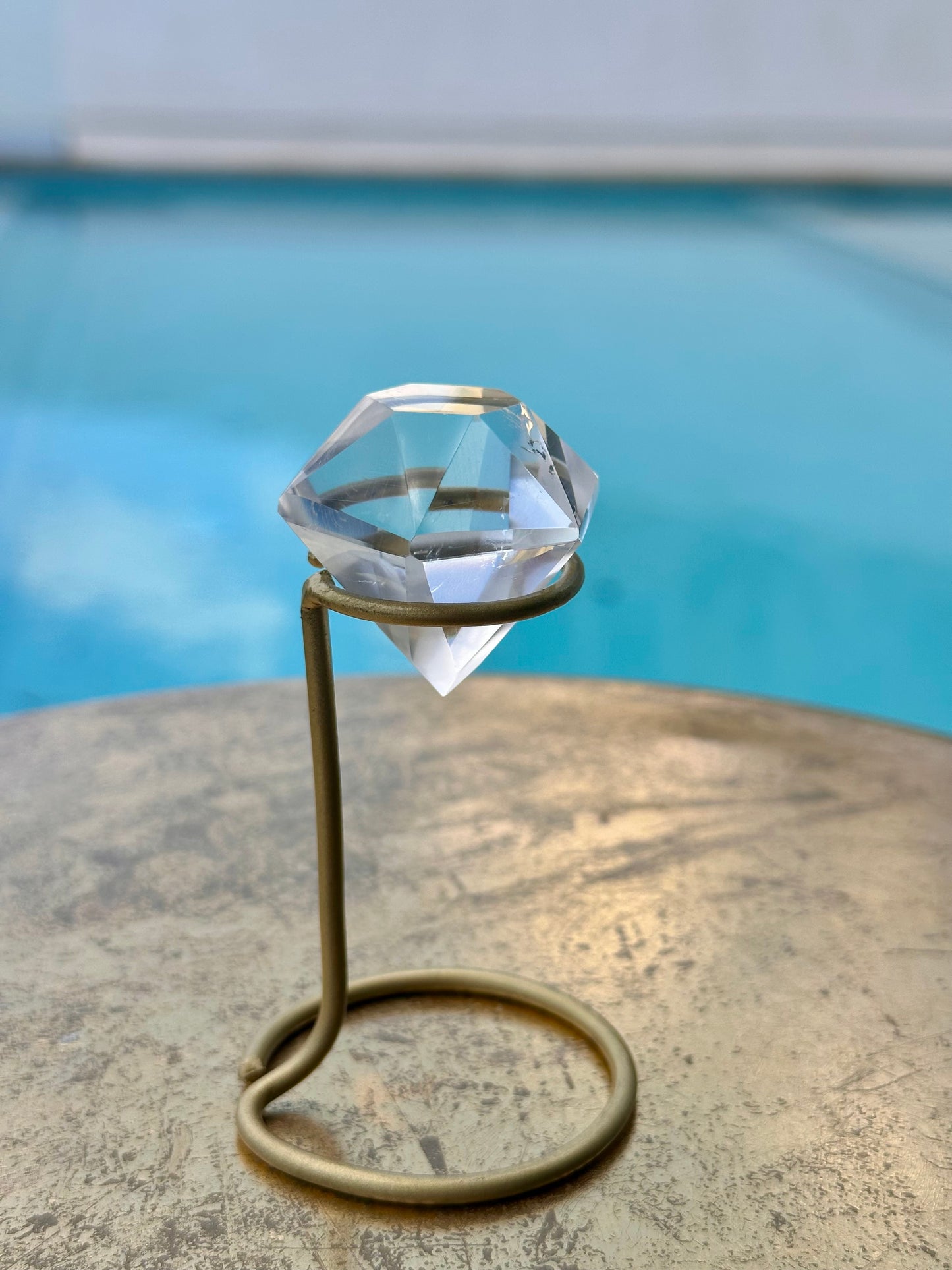 Brazilian Master Healer Clear Quartz Diamond