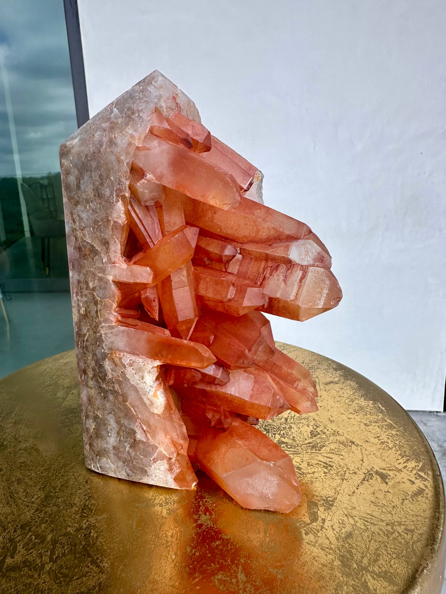 Scarlet Temple Lemurian Crystal Tower 6 lbs
