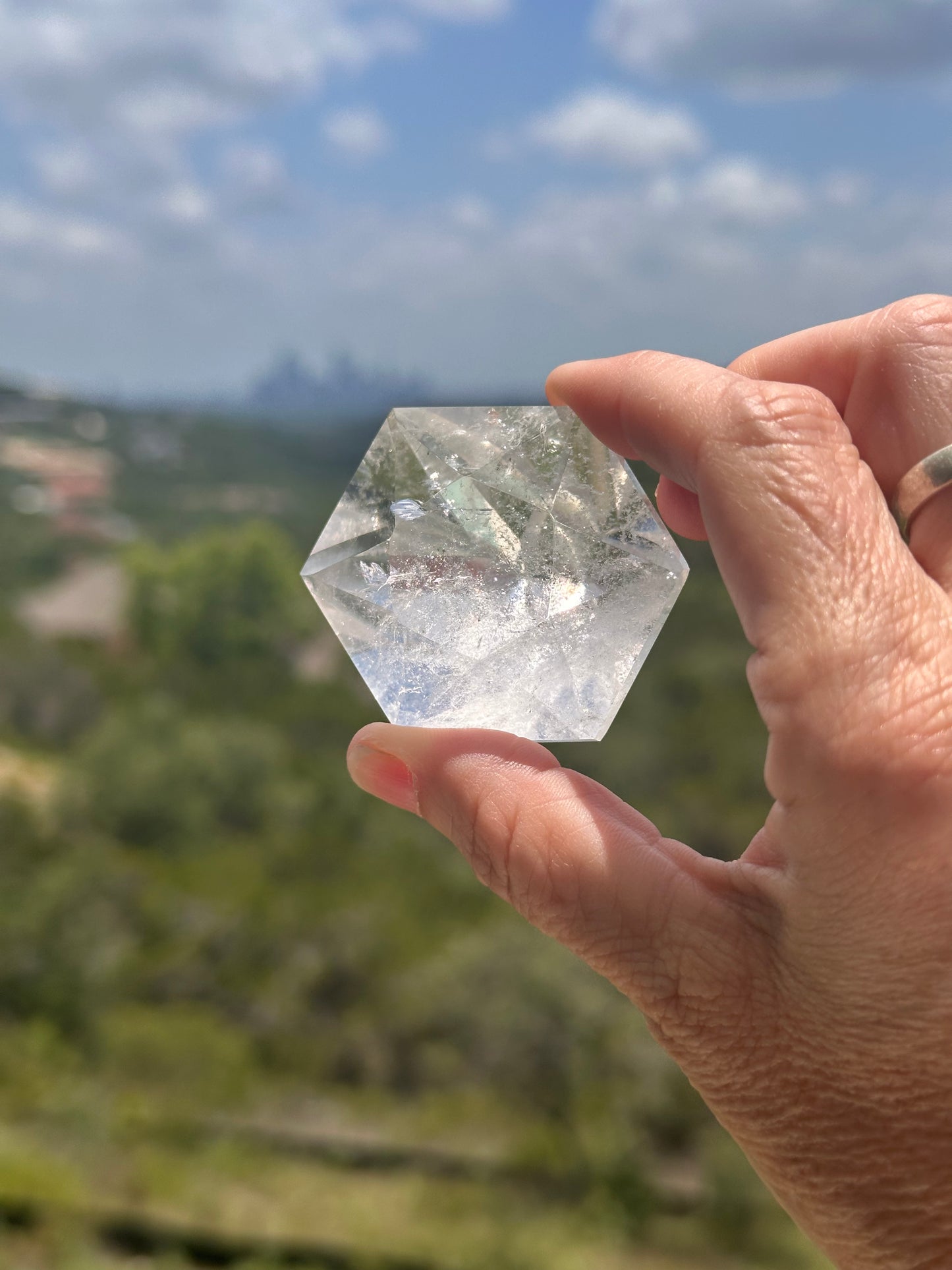 Brazilian Master Healer Clear Quartz Diamond