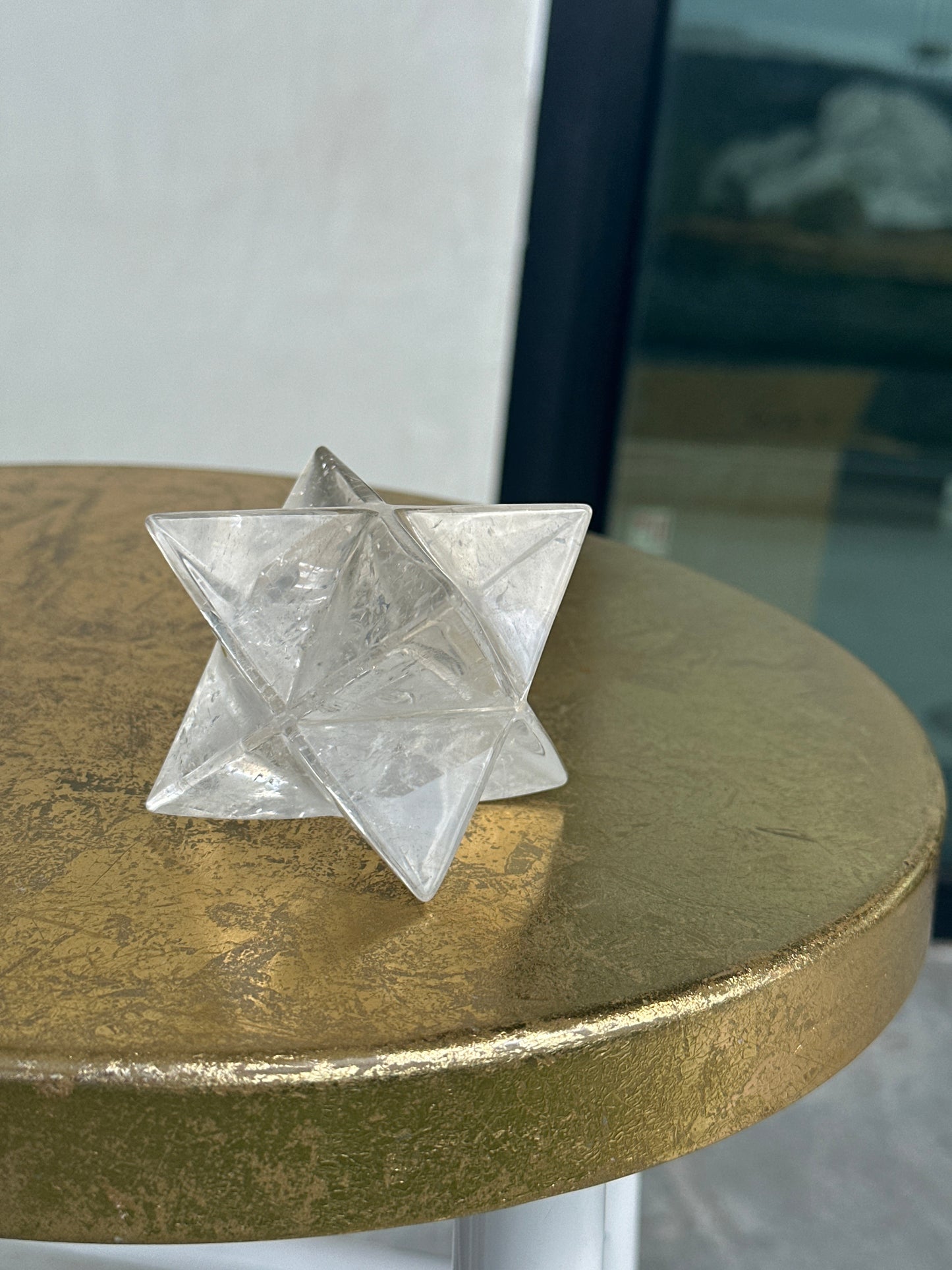 Clear Quartz Merkaba