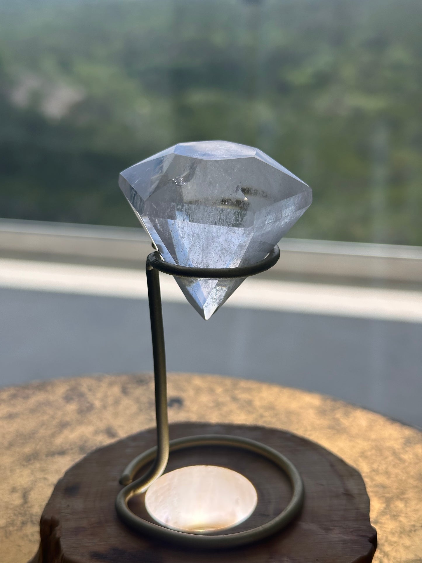 Brazilian Master Healer Clear Quartz Diamond