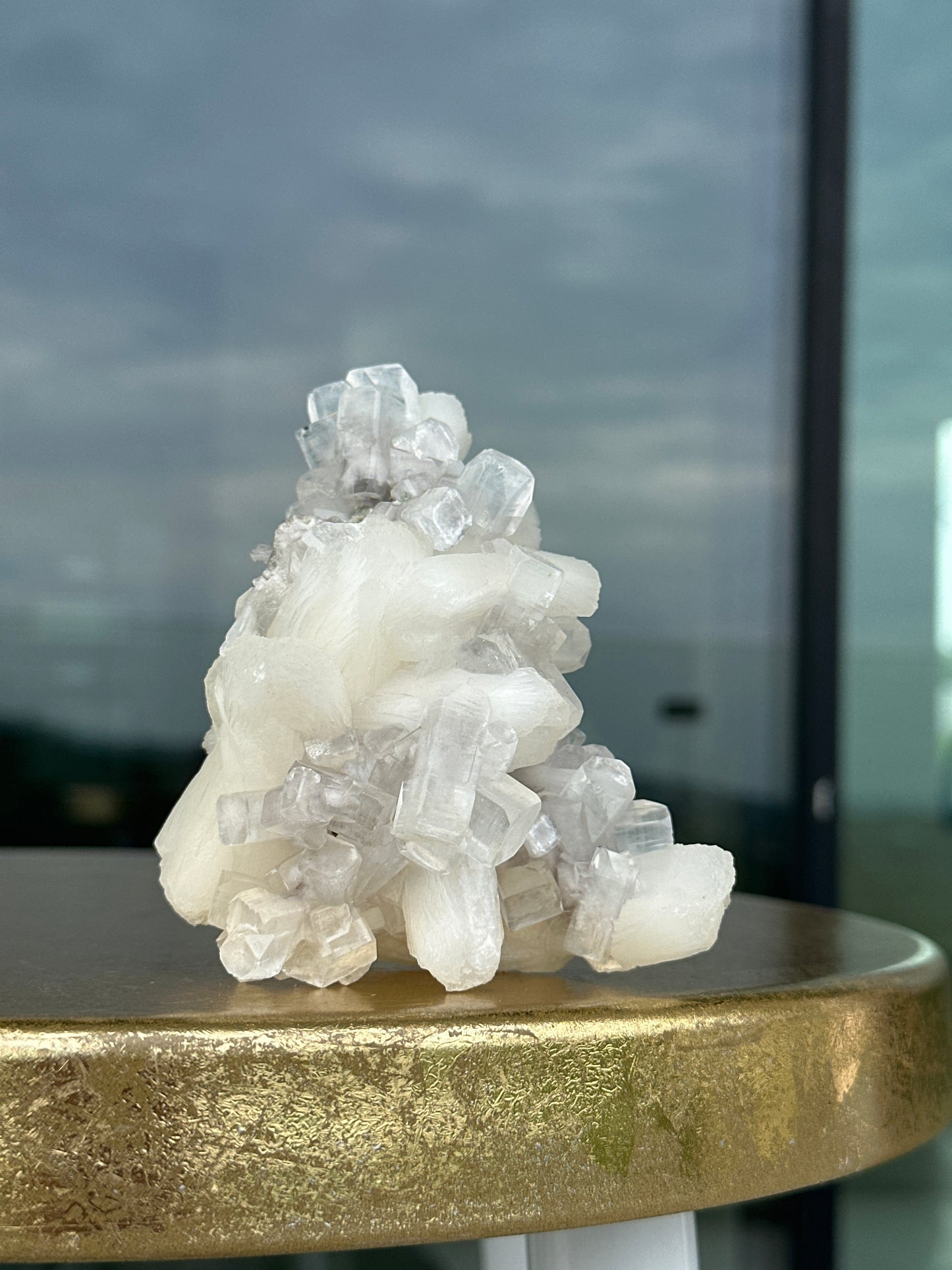 Calcite and Stibnite Specimen