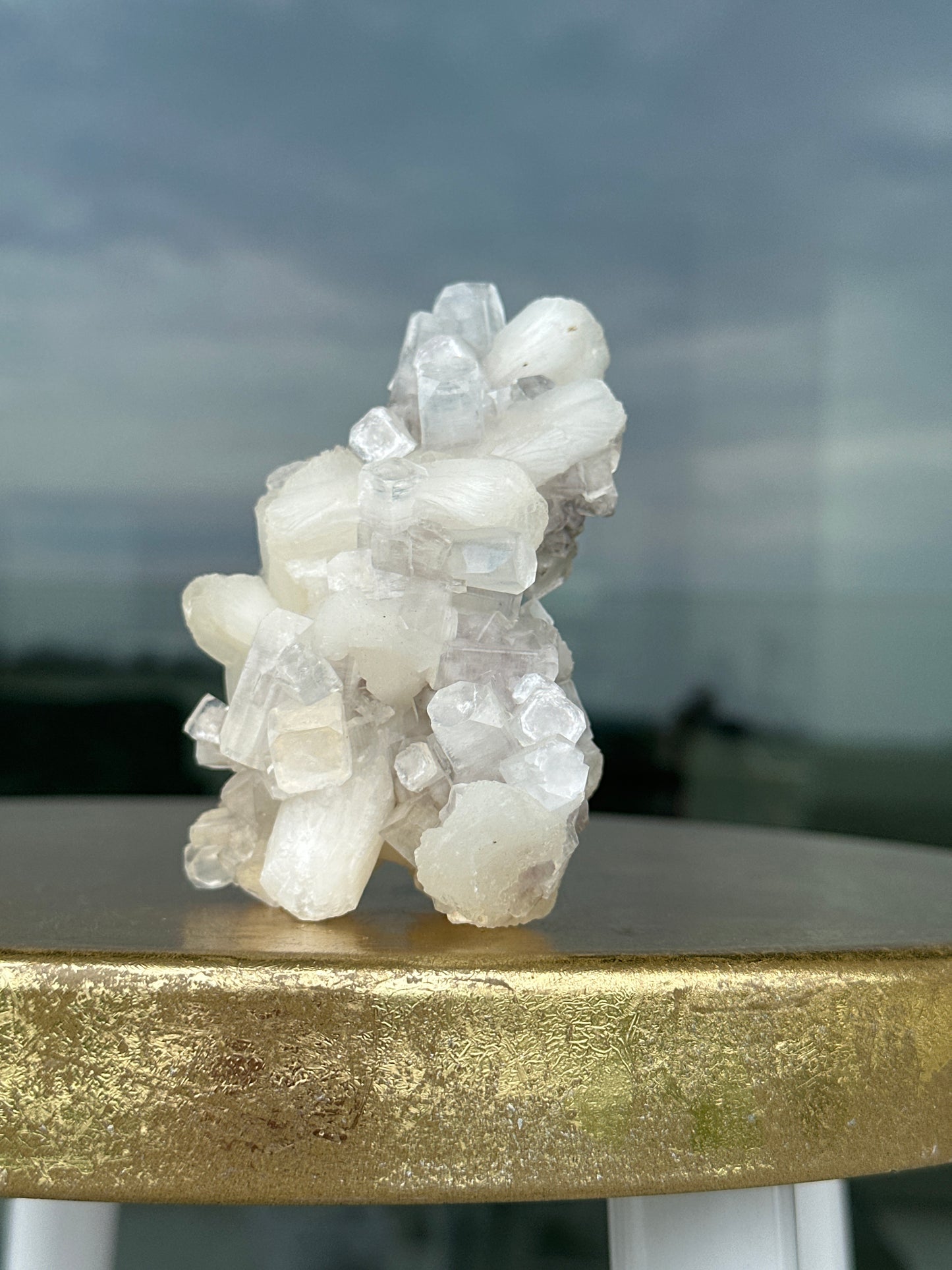 Calcite and Stibnite Specimen