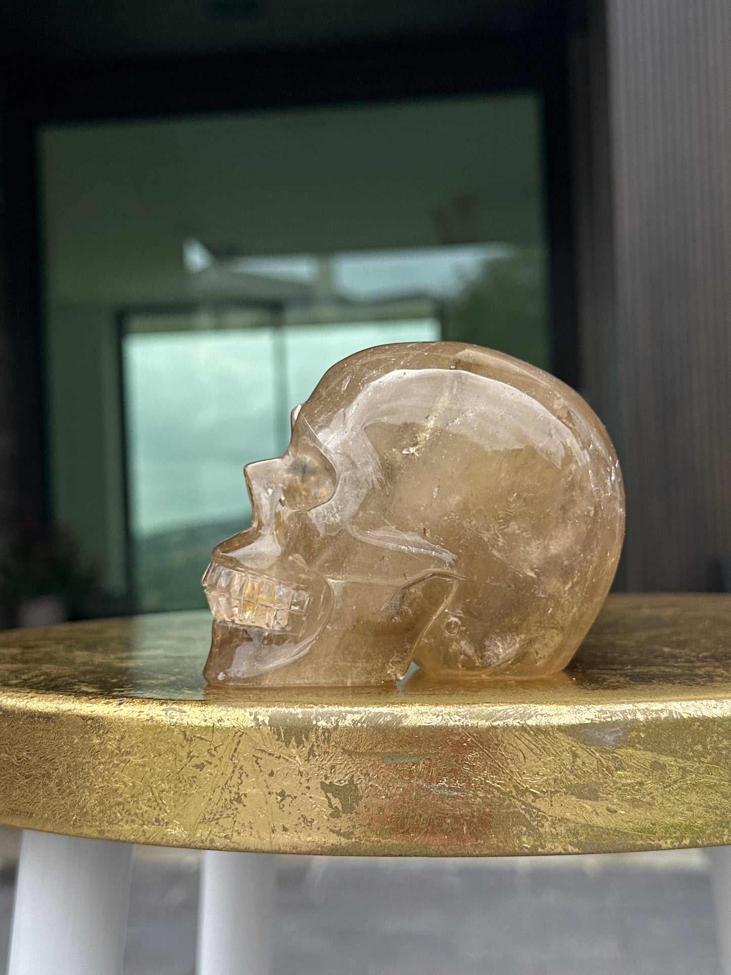 Smoky Quartz Skull