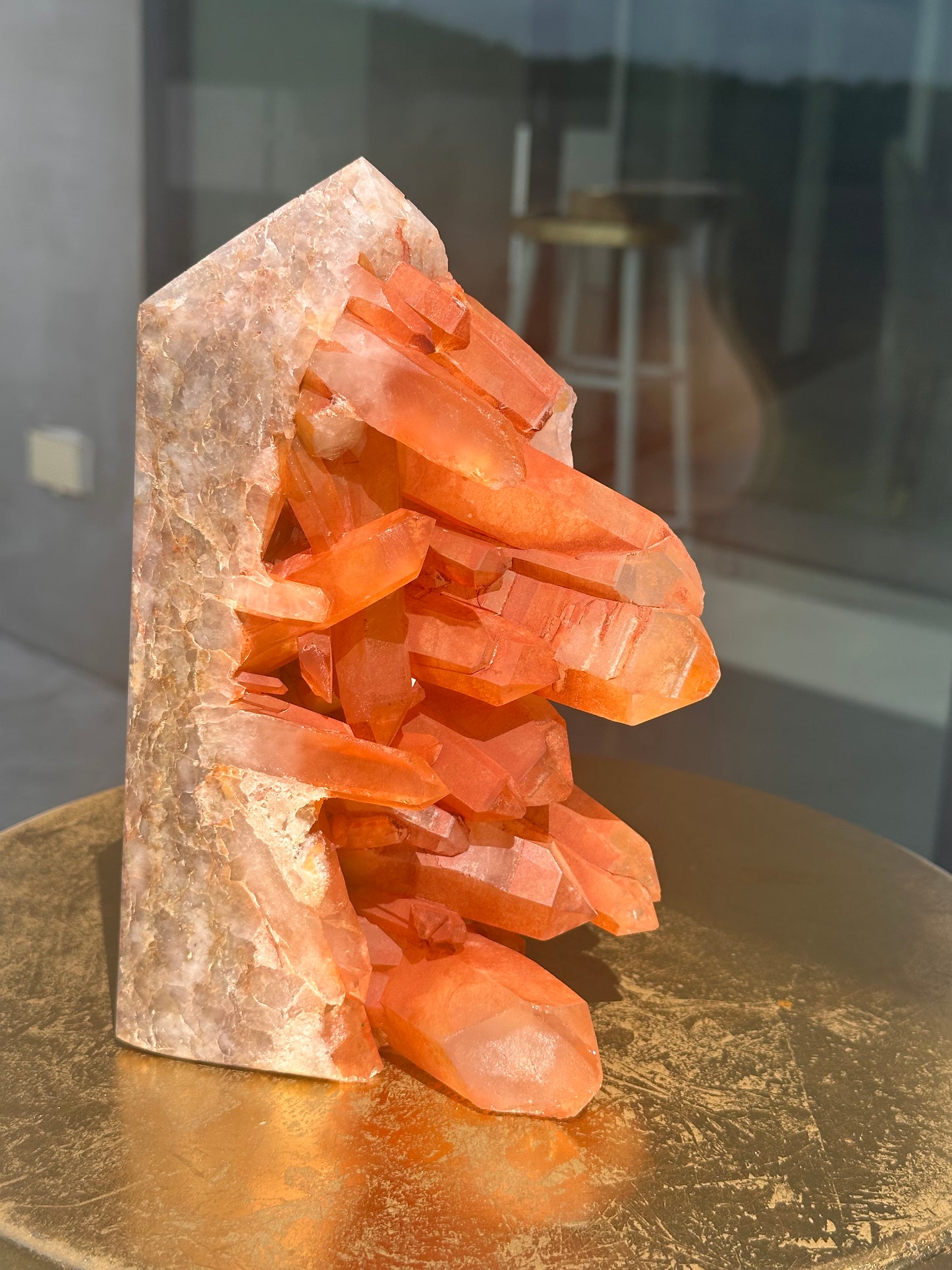 Scarlet Temple Lemurian Crystal Tower 6 lbs