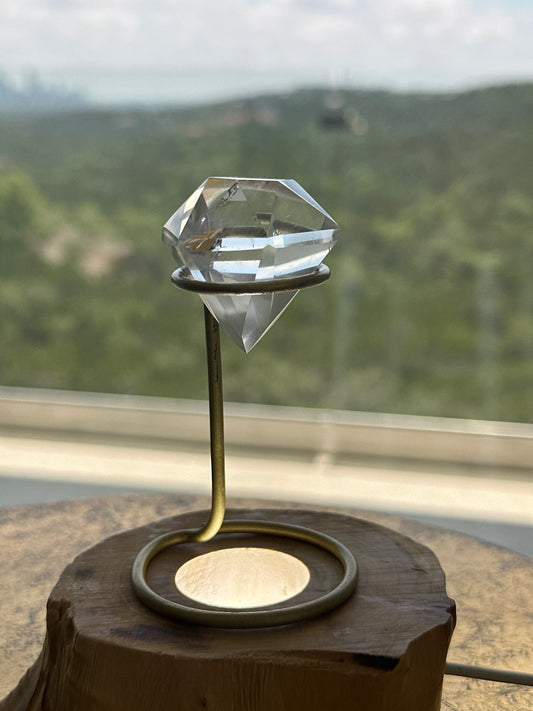 Brazilian Master Healer Clear Quartz Diamond