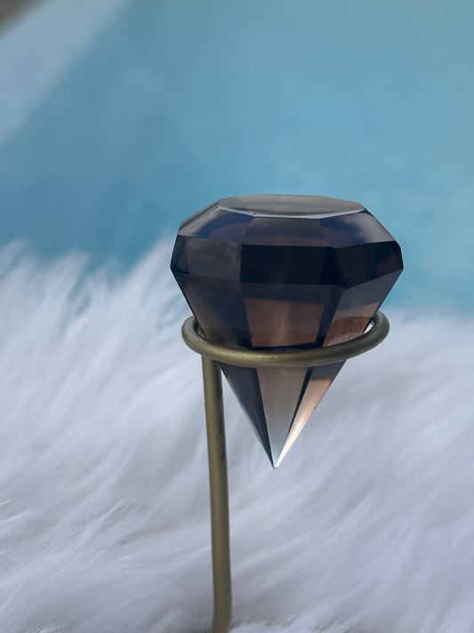 Dark Smoky Quartz Diamond