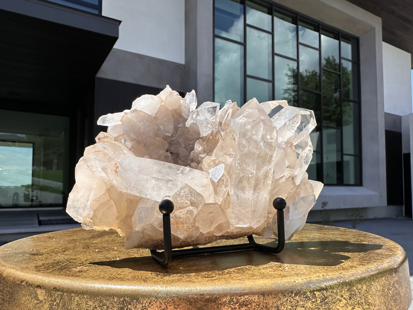 Quartz Cluster with Druzy Base