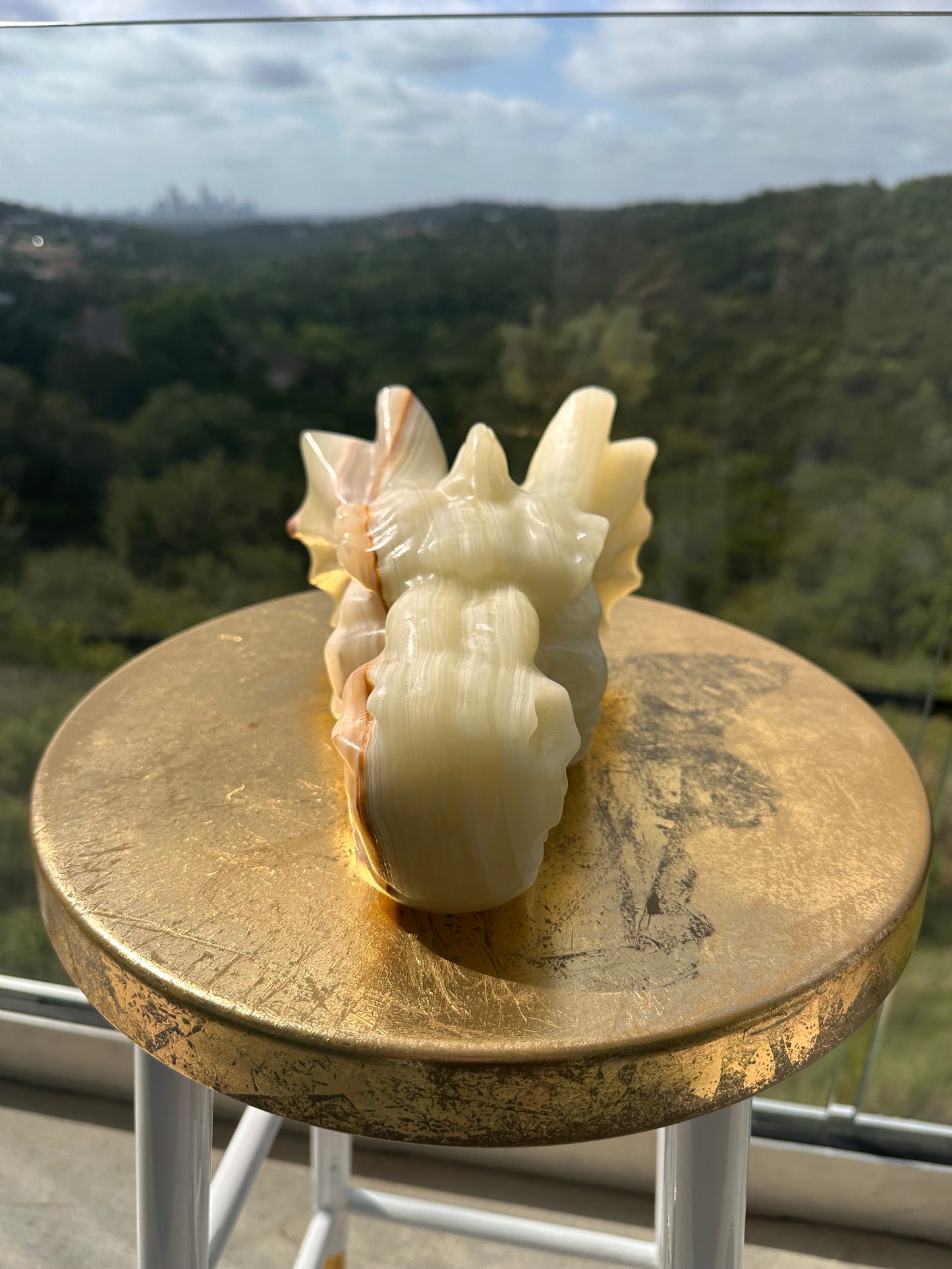Mexican Green Onyx HUGE Dragon for Protecting your Sacred Space