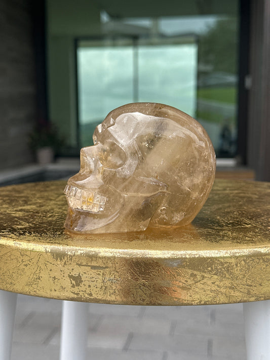 Smoky Quartz Skull