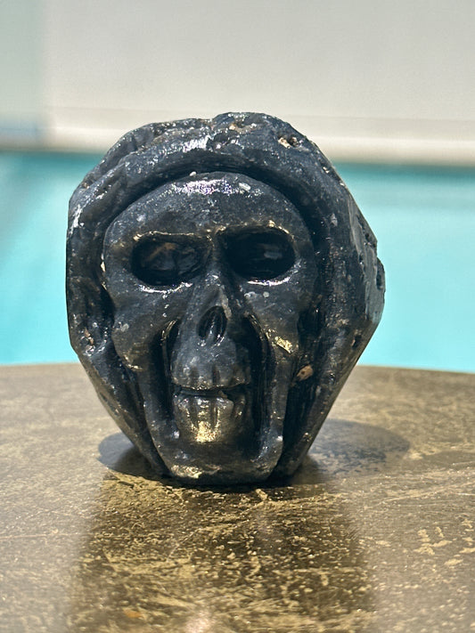 Hand Carved Agni Manitite Skull Indonesia 203 Grams
