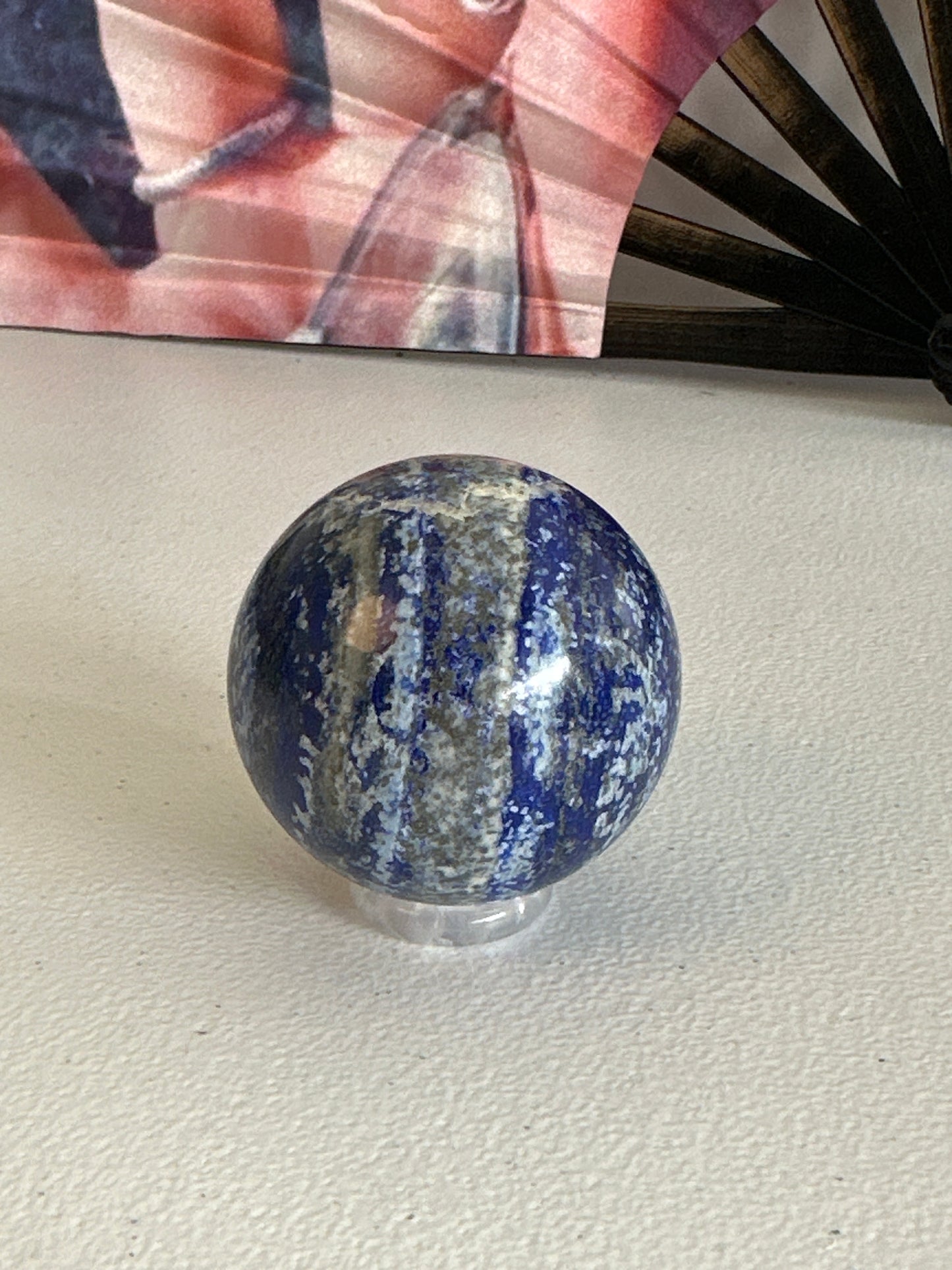 Lapis lazuli sphere
