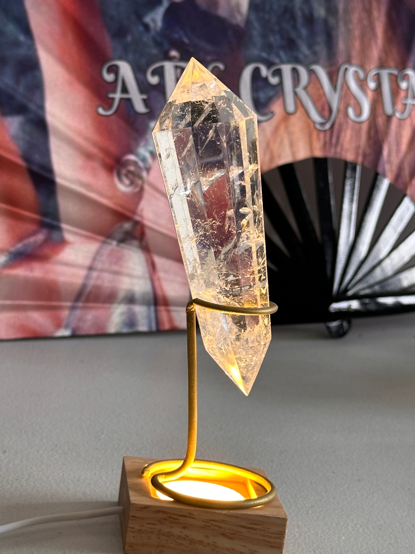 Clear Quartz Rainbow Vogel With Inclusions