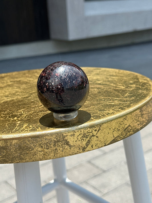 Red Muscovite Sphere