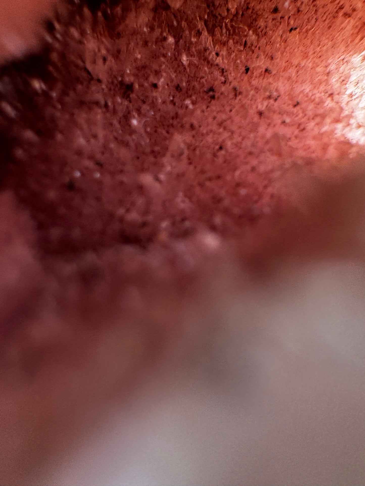 Sexy Pink Aragonite & Magnetite Druzy Cave Sphere 613 Grams