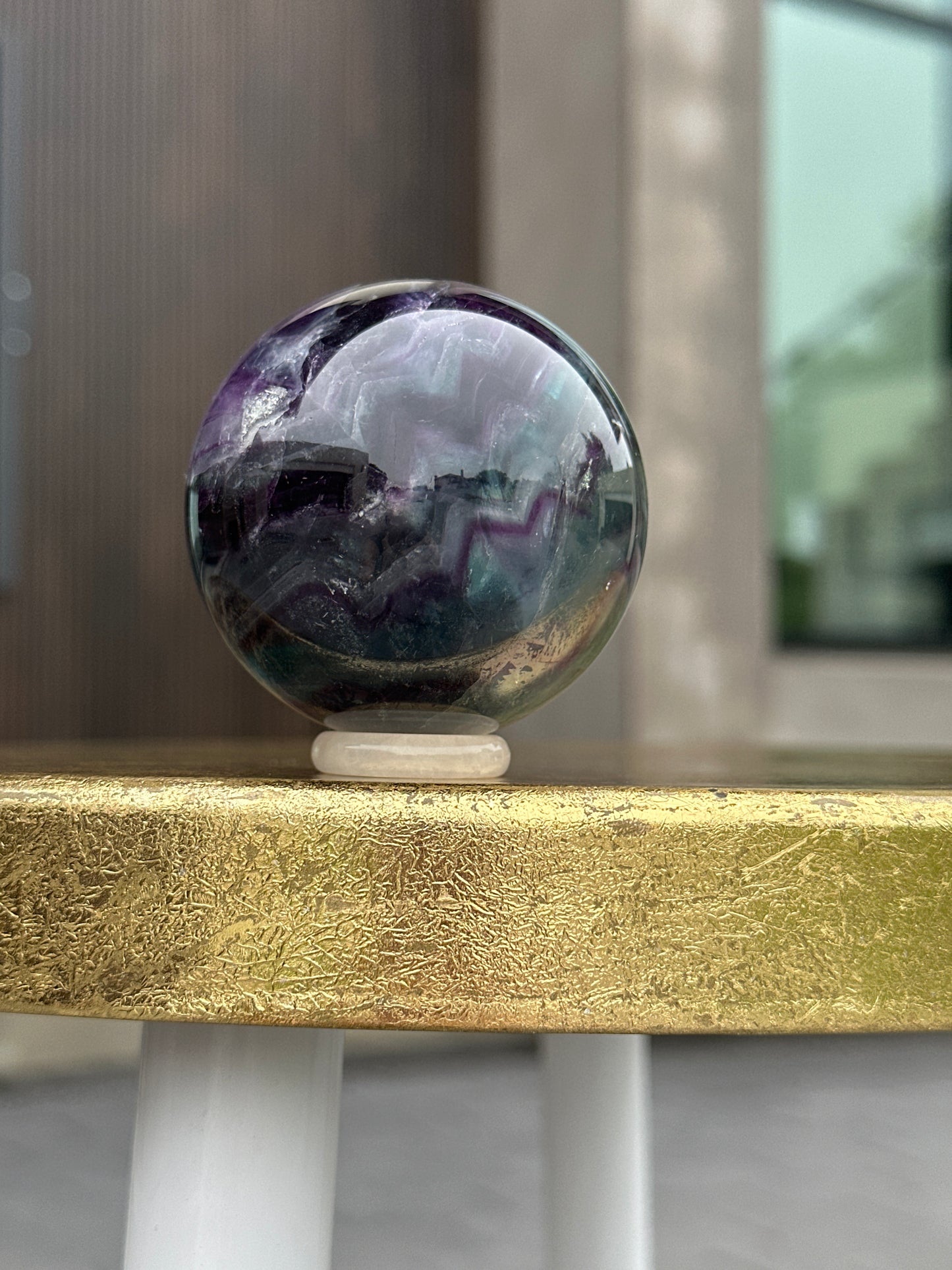 Rainbow Flourite Sphere