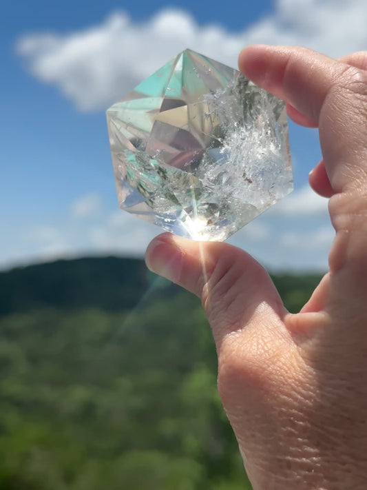 Brazilian Master Healer Clear Quartz Diamond