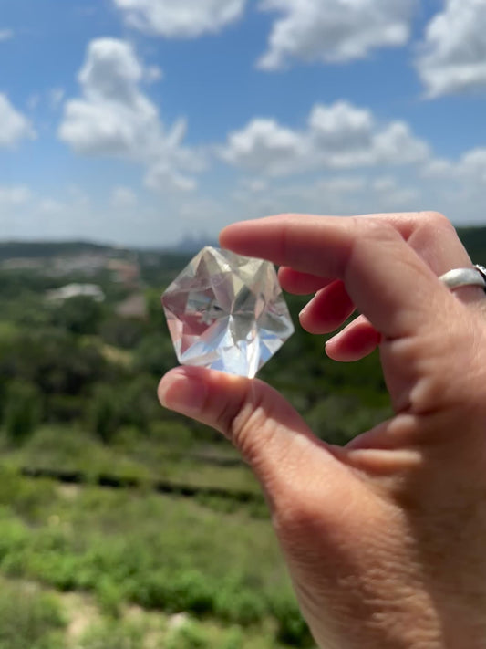 Clear Quartz Diamond